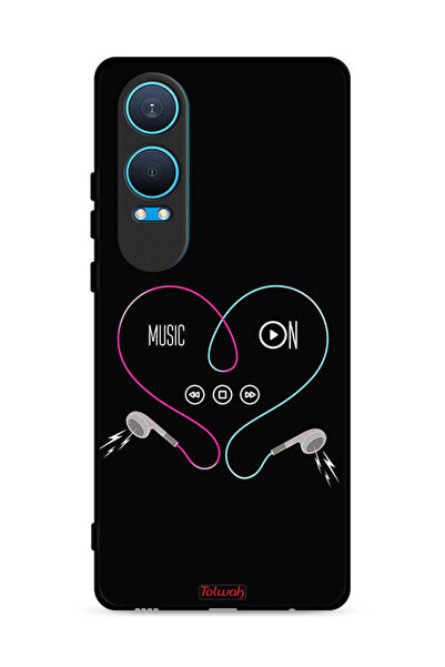 Tolwak غطاء حماية لهاتف OnePlus Nord CE4 Lite 5G مع موسيقى