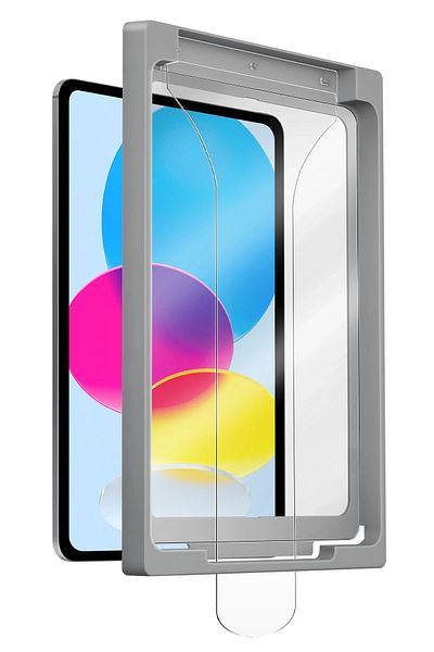 TEKNETSTORE آيباد الجيل الحادي عشر A16 11 بوصة واقي شاشة زجاجي مقوى Optix Exofit Applicator مع جهاز سهل التركيب