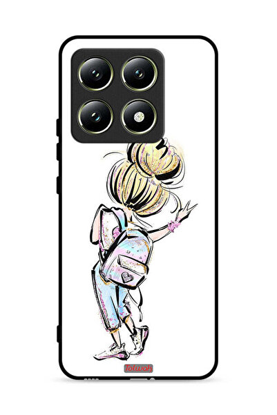 Tolwak غطاء حماية لهاتف شاومي 14T 5G بطبعة فتاة العودة إلى المدرسة