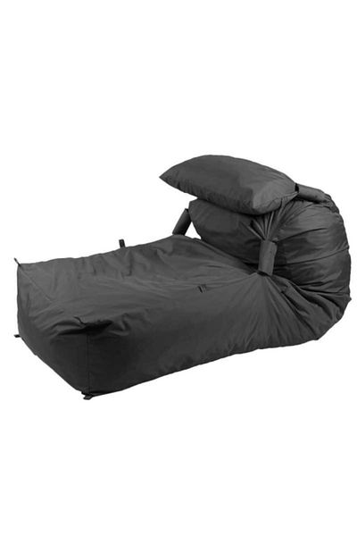 Pufrelax XL Yoga Chair and Cushion, Waterproof Material - Dark Grey