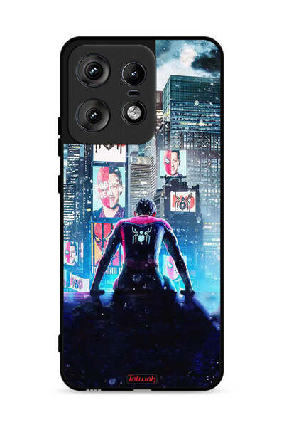 Tolwak غطاء حماية لهاتف موتورولا إيدج 50 برو 5G بطبعة سبايدر مان