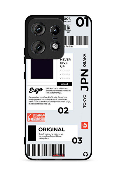 Tolwak غطاء حماية لهاتف موتورولا إيدج 50 برو 5G، ملصق ياباني