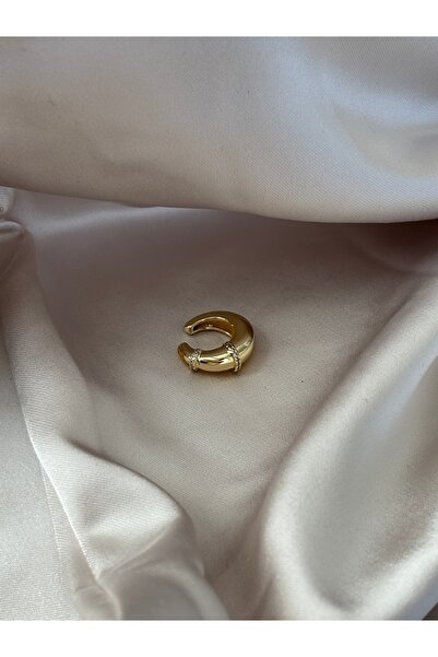 Le'sluette shadow of style Zirkon Taş Detaylı Earcuff (Kıkırdak Küpe)