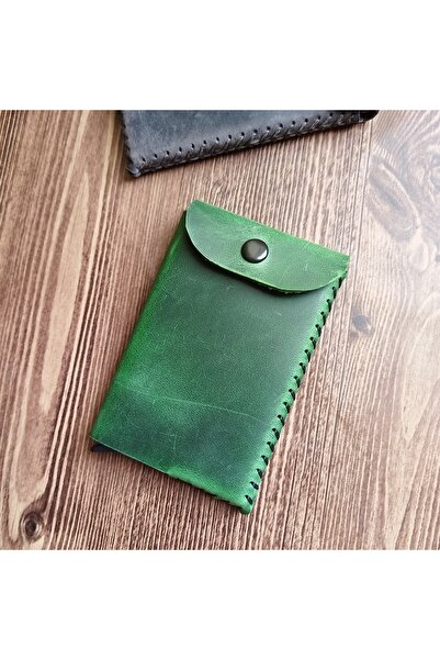 08dericraft Copy - Copy - Genuine Leather Handmade Mechanical Card Holder