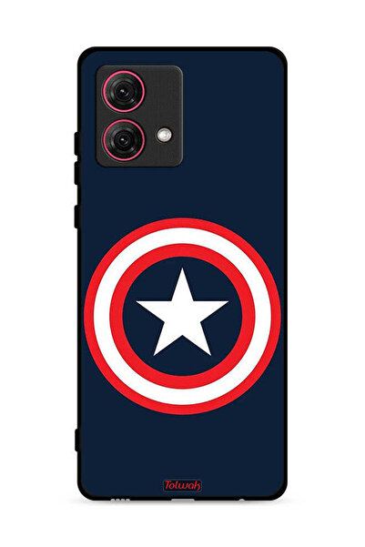 Tolwak Motorola Moto G84 5G Protective Case Cover Captain America