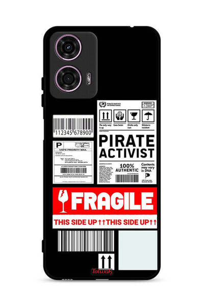 Tolwak غطاء حماية لهاتف موتورولا موتو جي 24 4G - ملصق هشّ للناشط الخاص