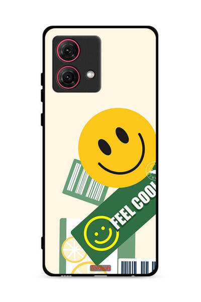 Tolwak غطاء حماية لهاتف موتورولا موتو جي 84 5 جي - ملصق "إحساس رائع"