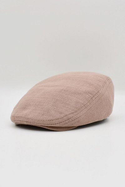 Külah Light Brown Linen Summer Cap Hat
