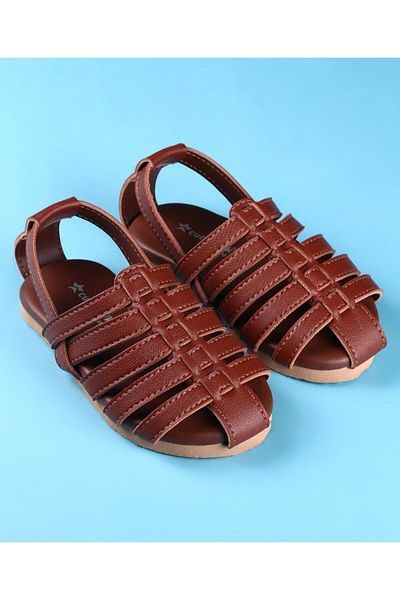 Cute Walk by Babyhug Cute Walk by Babyhug Back Covered Slip on Sandal - Brown