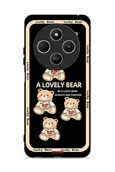 Tolwak غطاء حماية لهاتف شاومي ريدمي 14R 5G بطبعة دب جميل