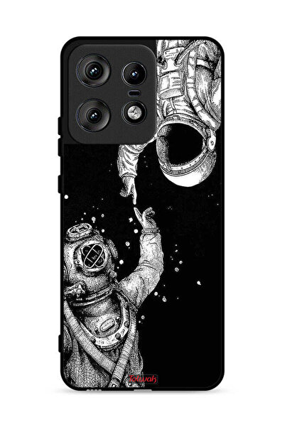 Tolwak غطاء حماية لهاتف موتورولا إيدج 50 برو 5G، رواد فضاء