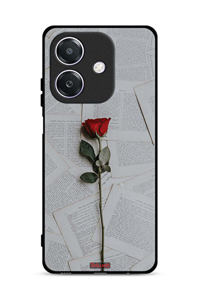 Tolwak غطاء حماية لهاتف Oppo A3 5G وردي على ورق