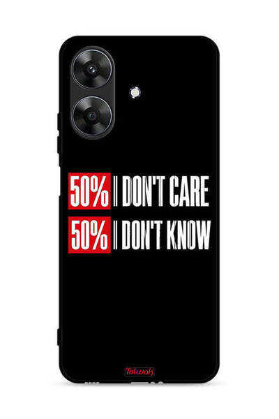 Tolwak غطاء حماية لهاتف Realme Note 60 4G لا يهمني