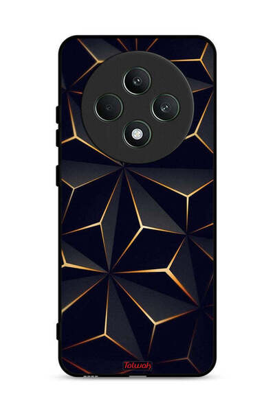Tolwak غطاء حماية بنمط لهاتف Oppo Reno12 F 5G