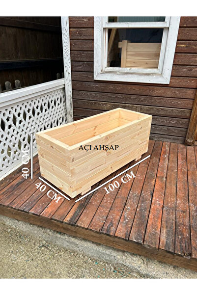 AÇI AHŞAP Ahşap Saksı AS70002