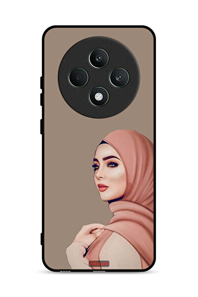 Tolwak غطاء حماية لهاتف Oppo Reno12 F 5G بنقشة فتاة محجبة جميلة