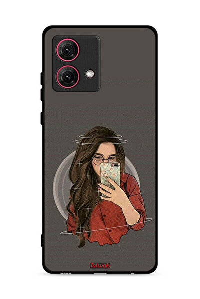 Tolwak غطاء حماية لهاتف موتورولا موتو جي 84 5 جي لالتقاط صور سيلفي