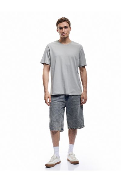 Koton Crew Neck Regular Fit Cotton Short Sleeve T-Shirt