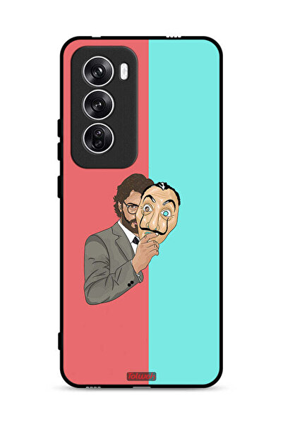 Tolwak غطاء حماية لهاتف Oppo Reno12 5G من تصميم البروفيسور آرت