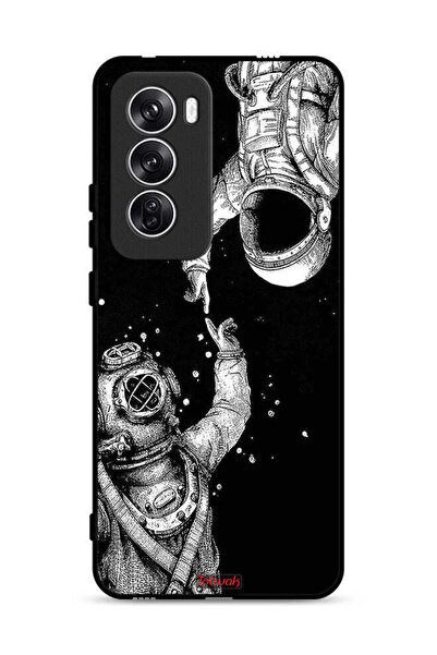 Tolwak غطاء حماية لهاتف Oppo Reno12 5G بتصميم رواد فضاء