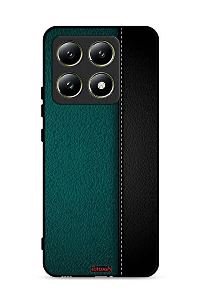 Tolwak غطاء حماية جلدي بنقشة لهاتف Xiaomi 14T 5G