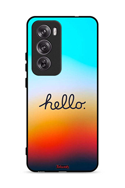 Tolwak غطاء حماية لهاتف Oppo Reno12 Pro 5G مرحباً