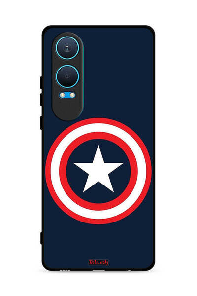Tolwak غطاء حماية لهاتف OnePlus Nord CE4 Lite 5G بتصميم كابتن أمريكا
