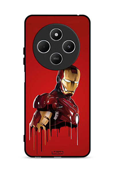 Tolwak غطاء حماية لهاتف شاومي ريدمي 14 سي 4G برسومات الرجل الحديدي