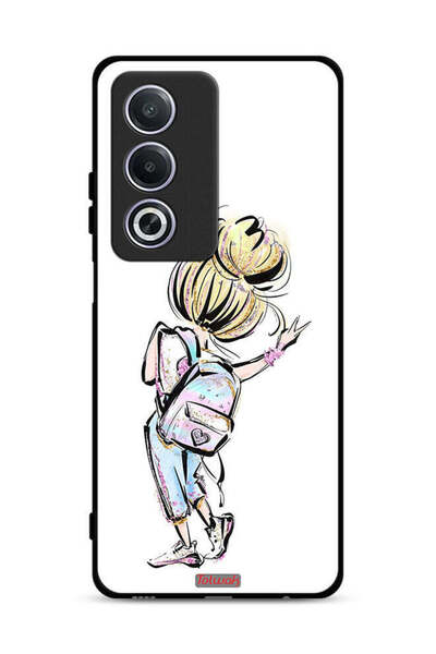 Tolwak غطاء حماية Oppo A3 Pro 5G بتصميم فتاة العودة إلى المدرسة