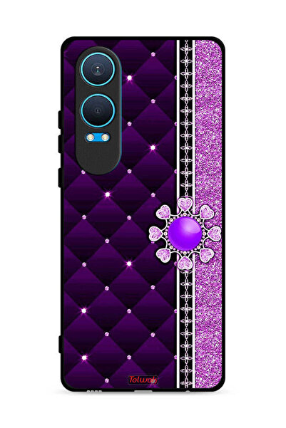 Tolwak غطاء حماية لهاتف OnePlus Nord CE4 Lite 5G بقلوب لامعة