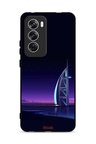 Tolwak غطاء حماية لهاتف Oppo Reno12 5G - فن برج العرب الرقمي