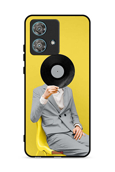 Tolwak غطاء حماية لهاتف موتورولا إيدج 40 نيو 5G، رسم دي جي تجريدي