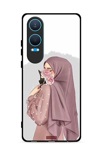 Tolwak غطاء حماية لهاتف OnePlus Nord CE4 Lite 5G برسومات فتاة تحمل ورودًا