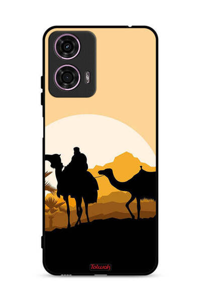 Tolwak غطاء حماية موتورولا موتو جي 24 4G برسومات جمال الصحراء