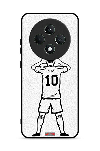 Tolwak غطاء حماية لهاتف Oppo Reno12 F 5G برسم ميسي
