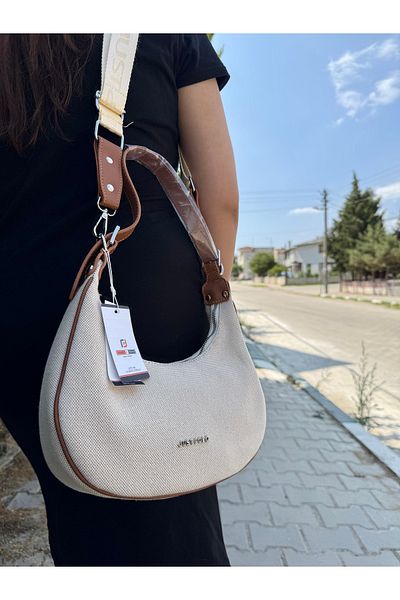 Just Polo Women's Straw New Season Waterproof Hand & Shoulder and Crossbody Bag Shopper