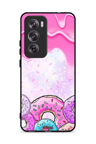 Tolwak غطاء حماية لهاتف Oppo Reno12 Pro 5G بألوان دونات