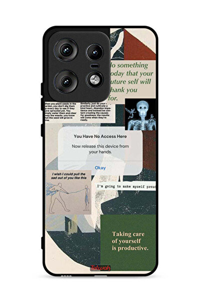 Tolwak غطاء حماية لهاتف Motorola Edge 50 Pro 5G اسمح لنفسك بالنمو