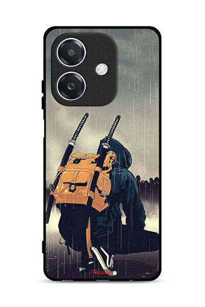 Tolwak غطاء حماية لهاتف Oppo A3 5G برسومات سيف ساموراي الرقمية