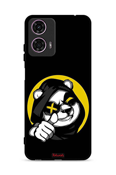 Tolwak غطاء حماية لهاتف موتورولا موتو جي 24 4G بتصميم قطة مارشميلو لطيفة