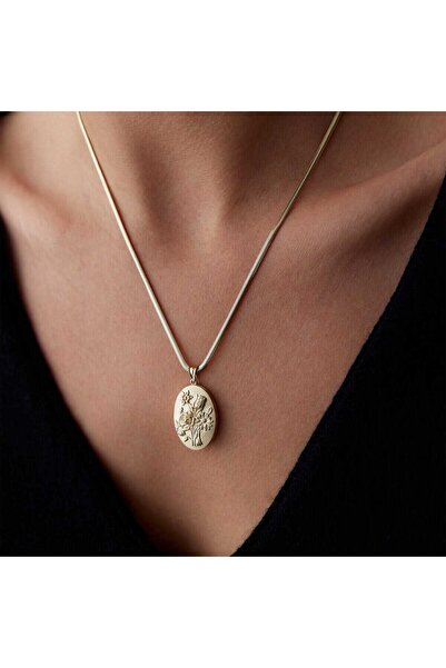 Cherry by Özkonak Kapaklı Vintage Madalyon Kolye