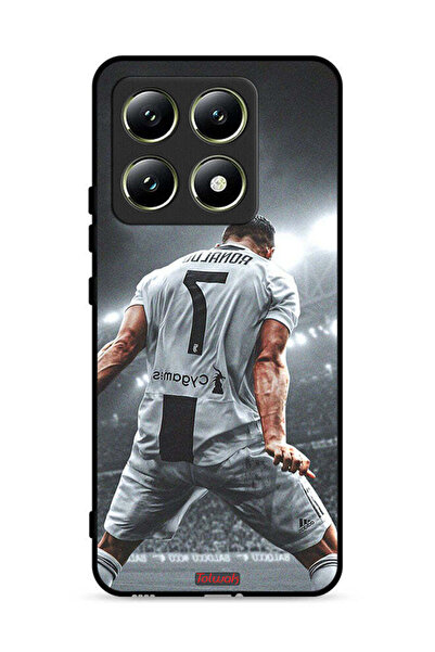 Tolwak غطاء حماية لهاتف شاومي 14T 5G بطبعة احتفال كريستيانو رونالدو