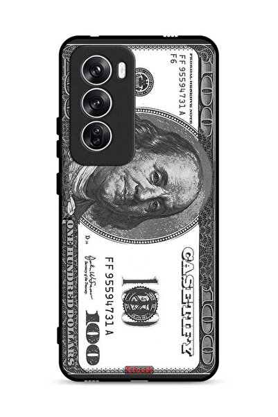 Tolwak غطاء حماية لهاتف Oppo Reno12 5G بنقشة الدولار