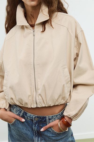 Stradivarius Twill balloon jacket