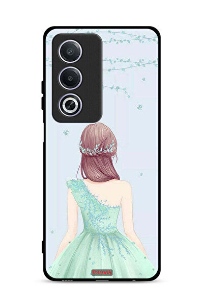 Tolwak غطاء حماية لهاتف Oppo A3 Pro 5G لفتاة لطيفة ترتدي فستانًا زهريًا