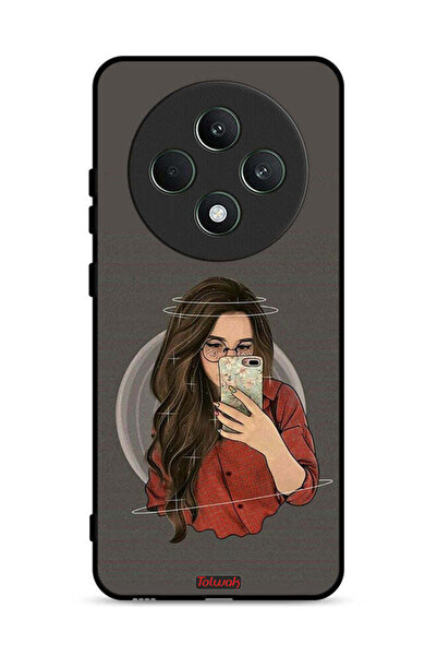 Tolwak جراب حماية لهاتف Oppo Reno12 F 5G لالتقاط صور سيلفي