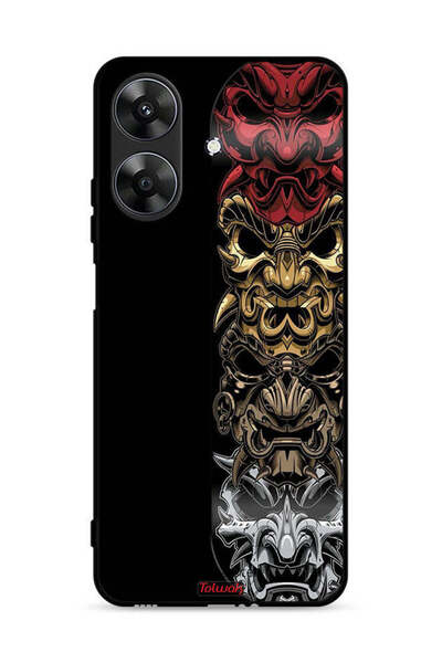 Tolwak غطاء حماية لهاتف Realme Note 60 4G مع رسومات فنية للرؤوس