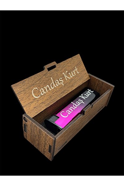 KANUNİ TESBİH Ahşap Kutulu İsim Detaylı Çift Renk Çakmak