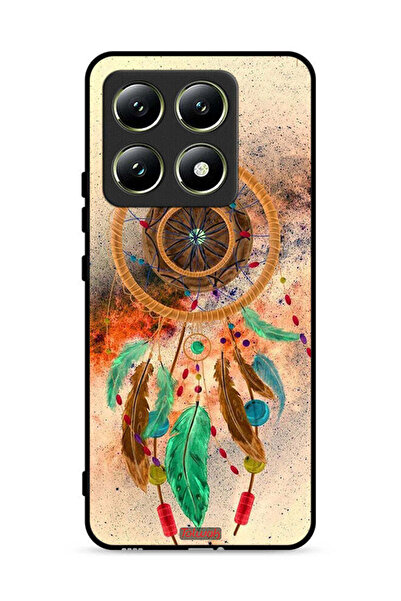 Tolwak غطاء حماية لهاتف شاومي 14T 5G بنقشة ريش ماندالا معلق