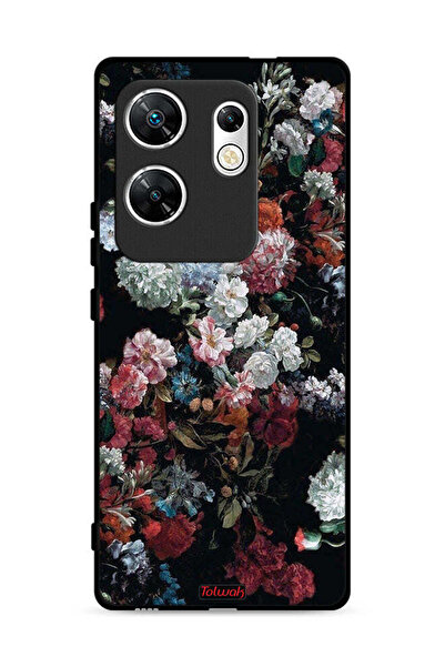 Tolwak غطاء حماية لهاتف Infinix Zero 30 4G بنقشة الورود العتيقة